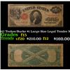 Image 1 : 1917 $1 Large Size Legal Tender Note Grades f+ Signatures Teehee/Burke