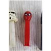 Image 2 : (4) PEZ Dispensers (Batman, Spiderman, Star Wars, Mickey Mouse)
