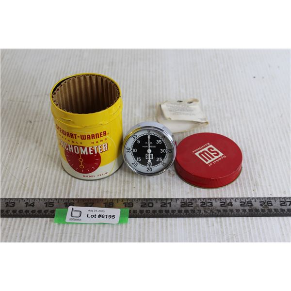 Stewart-Ward Portable Hand Tachometer (NOS)