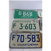 Image 2 : (6) Saskatchewan License Plates (1964, 1969, 1970, 1976)