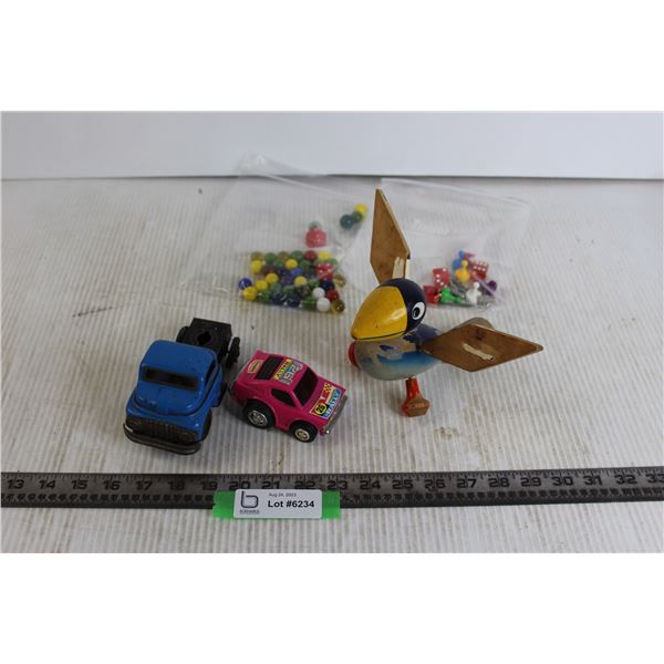 Misc. Toys (Marbles, Dice, Toy Cars, Misc.)