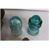 Image 3 : (2) Glass Insulators, Spigot, Misc.