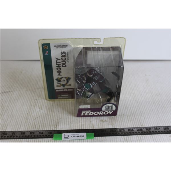 NHL Sergei Fedorov #91 Mighty Ducks Sealed Figurine