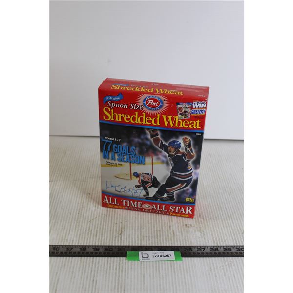 Post Collector's Edition NHL Wayne Gretzky The Original Spoon Size Shredded Wheat (Full)