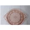 Image 3 : Pink Depression Glass Cake Stand