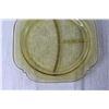 Image 2 : Yellow Depression Glass Divided Tray