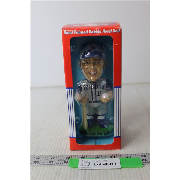 Hand Painted Bobble Head - Toronto Blue Jays (NIB)