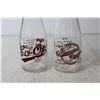 Image 2 : (2) Co Op Glass Milk Bottles