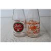 Image 2 : (2) Glass Milk Bottles - Johnstone, Palm