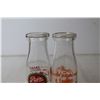 Image 3 : (2) Glass Milk Bottles - Johnstone, Palm