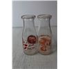 Image 4 : (2) Glass Milk Bottles - Johnstone, Palm