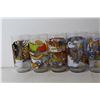 Image 6 : (7) Coca Cola McDonalds Glasses - Disney, Muppets