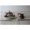 Image 1 : Noritake Sugar and Creamer Set - Made in Japan