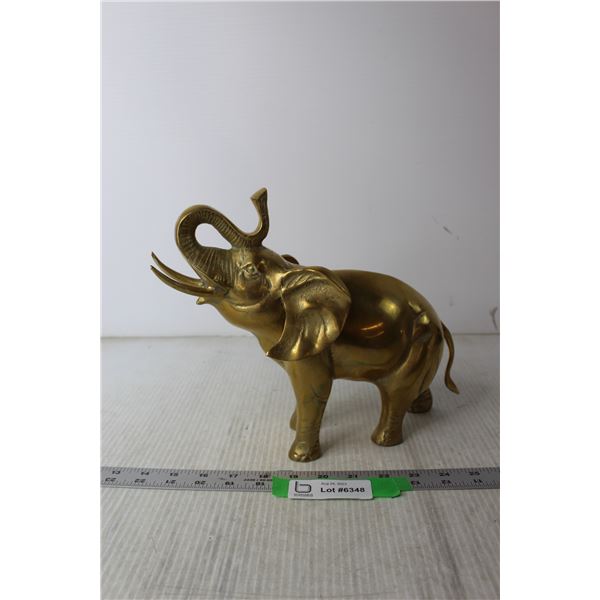 Large Brass Elephant