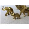 Image 2 : (3) Brass Elephants