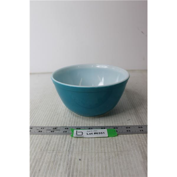 Blue Pyrex Mixing Bowl