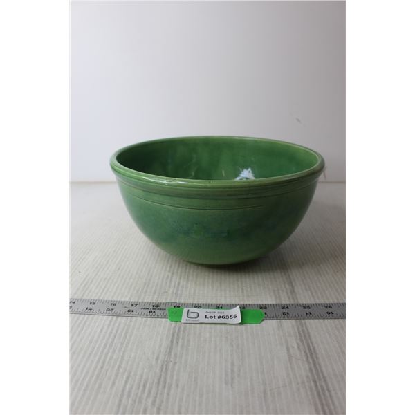 Large Medalta Green Bowl