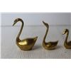 Image 2 : (3) Brass Birds