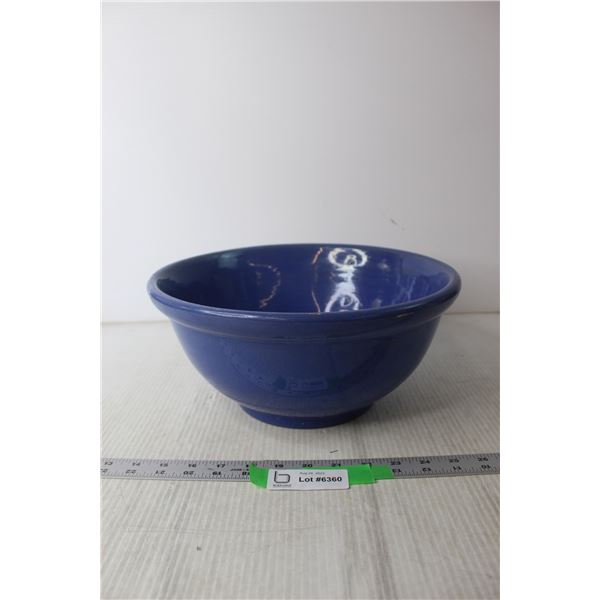 Large Blue Mixing Bowl