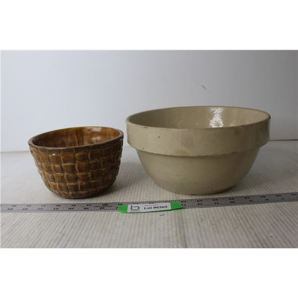 (2) Ceramic Bowls - One McCoy