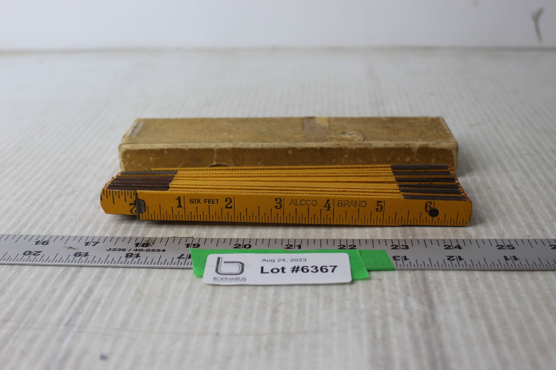 Folding Ruler in Box - Bodnarus Auctioneering