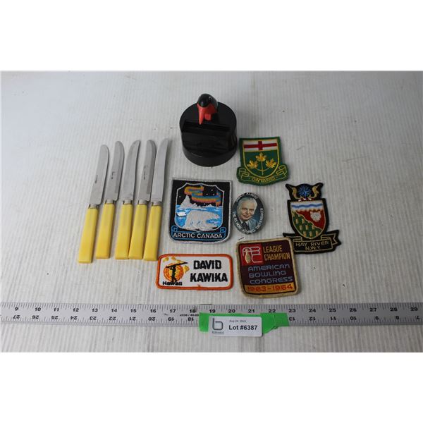 Patches (Hay River NWT, Ontario, Arctic Canada), Knives and Misc.