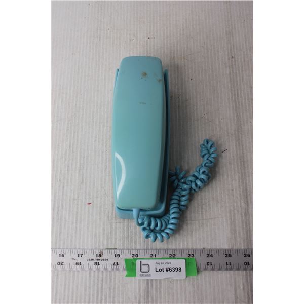 Blue Phone with Cord