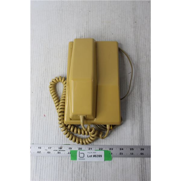 Yellow Phone with Cord