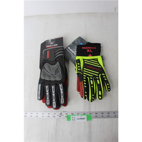 (2) Pairs of Work Gloves - Size XL (NWT)