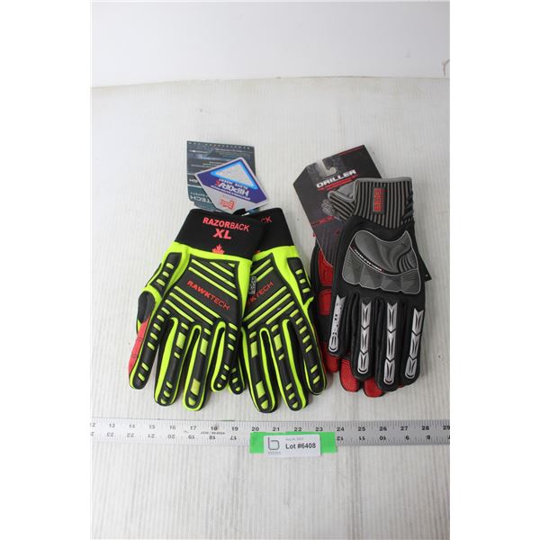 (2) Pairs of Work Gloves - Size XL (NWT)