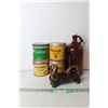 Image 1 : Vintage Tins, Liquor Bottle, Misc.