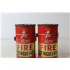 Image 3 : (2x Bid Price) (2) Vintage Fire Extinguisher Cans (Cannot Ship)