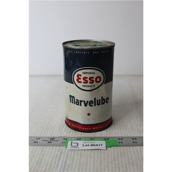 Esso Marvelube Can 1 Quart (Full)