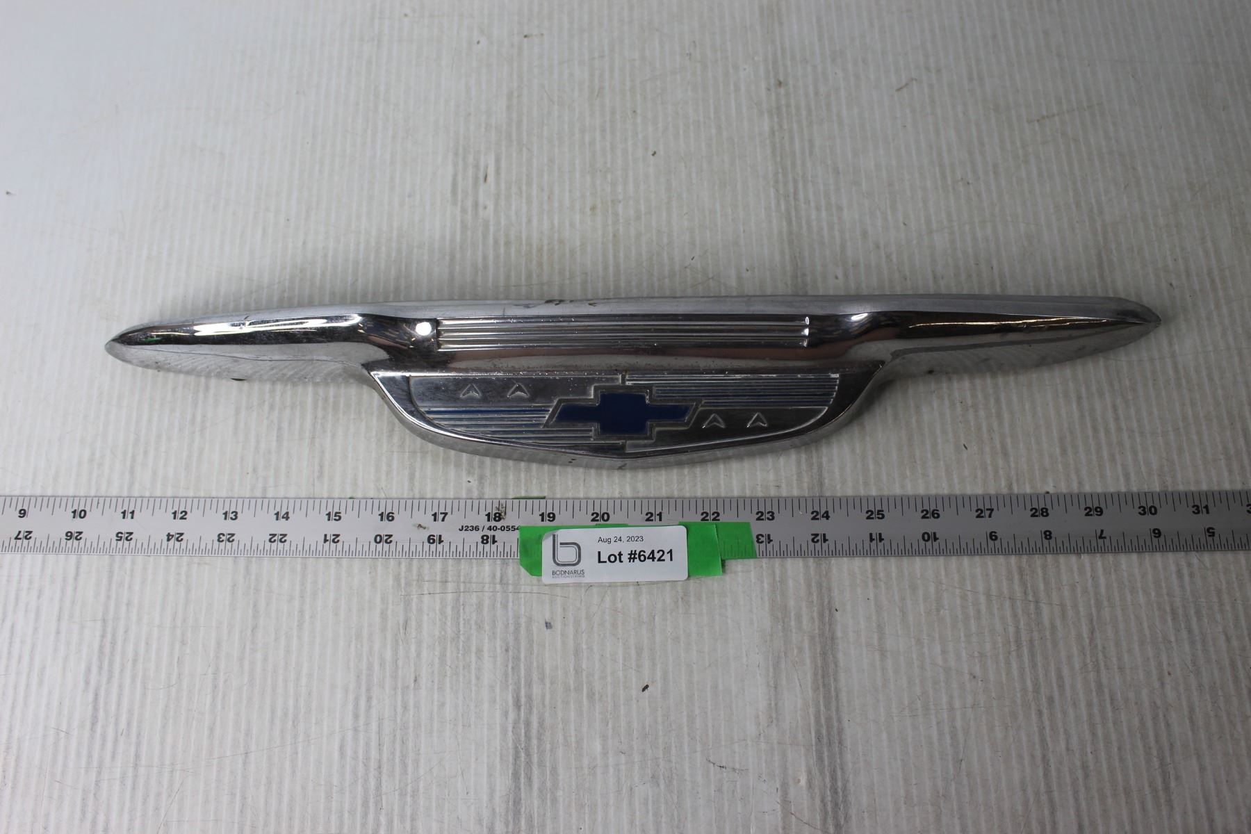 1947-53 Chevrolet Truck Front Hood Emblem Chevrolet with Bowtie 1947-53 Chevrolet Truck Front Hood Emblem Chevrolet with Bowtie