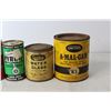 Image 2 : (4) Vintage Cans (Some Partially Full)