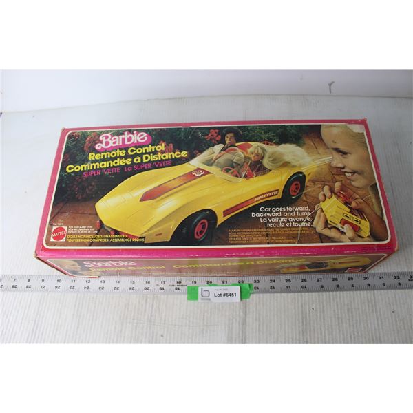 Barbie Remote Control Car in Box