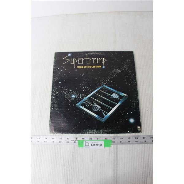 Vintage Supertramp Vinyl Record - Crime of the Century