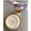 Image 3 : Noritake Lustreware/Floral Design Cream & Sugar Set (1940s)