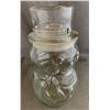 Image 3 : Rare Snowman with Top Hot Glass Candy Jar (1960s)