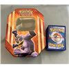 Image 1 : Pokémon Tin with ~80 Well-Used Pokémon Cards