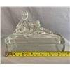Image 3 : Art Nouveau "Nude" Large Glass Dresser Trinket Box (1920)