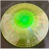 Image 2 : Northwood Uranium Glass/Stretch Glass Iridescent Dessert Plate