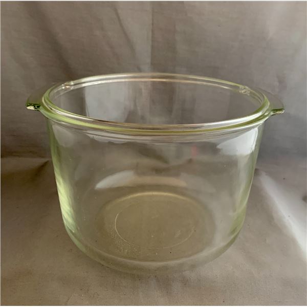 Vintage Large Heavy Glass Mixing Bowl