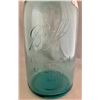 Image 2 : Large BALL Blue Glass "Perfect Mason Jar" (C. 1910-1923 - Rare)