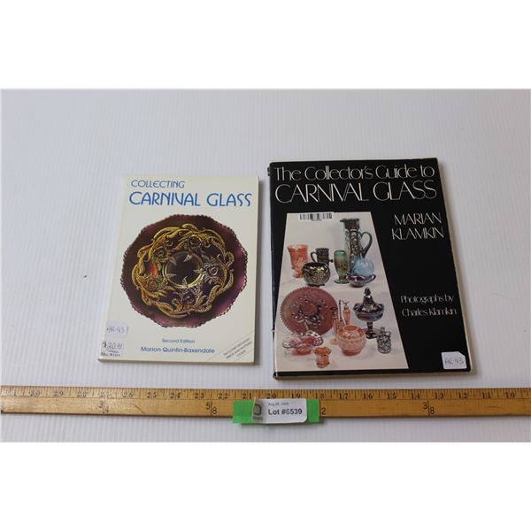 (2) Out of Print Carnival Glass Reference Books/Guides