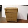 Image 1 : Mid-century Modern 4-Drawer Dresser (17" x 30" x 41"h) (Some Paint Wear)