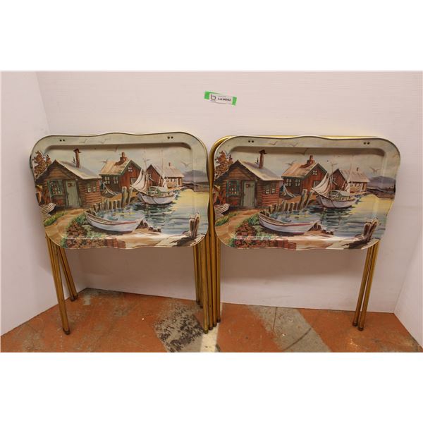 *(4) TV Trays