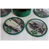 Image 3 : (6) Car Coasters in Tin, Mini Cowboy Boots