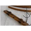 Image 2 : (3) Wooden Hangers, Clothesline Attachment