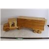 Image 1 : Wooden Toy Truck (Missing a Back Door)